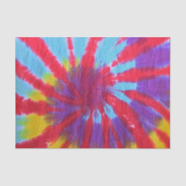 Psychedelic Tie Dye   Tissue Paper (Front)