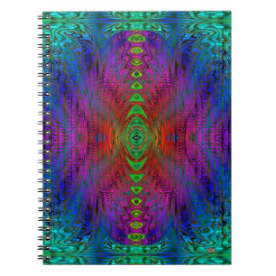 Psychedelic Time Warp by SD. Kelley Notebook