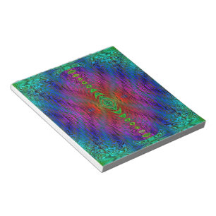 Psychedelic Time Warp by SD. Kelley Notepad