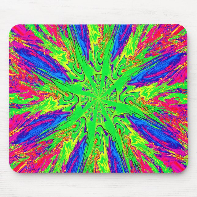Psychedelic Times... Mouse Mat (Front)