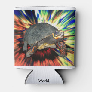 Psychedelic Tortoise Can Cooler