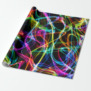 Psychedelic Trance Art Wrapping Paper
