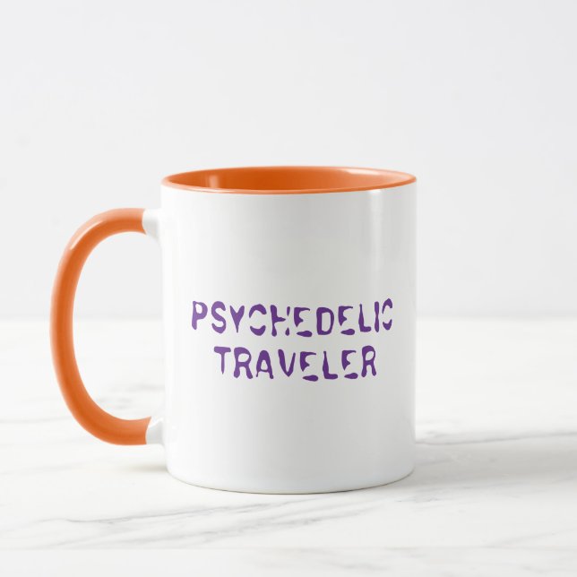 Psychedelic Traveller Coffee Mug (Left)