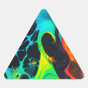 Psychedelic Triangle Sticker