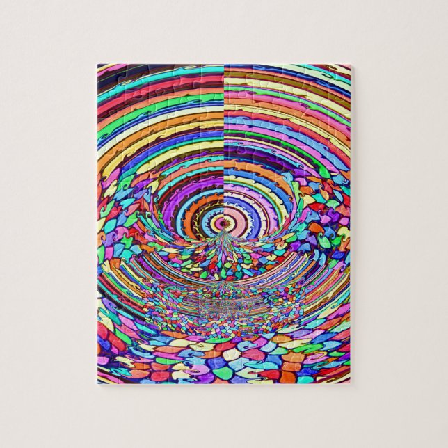 Psychedelic Trip Jigsaw Puzzle (Vertical)