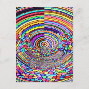 Psychedelic Trip Postcard