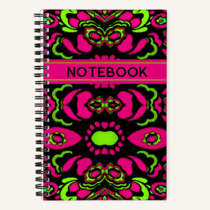 Psychedelic Trippy Colorful  Notebook