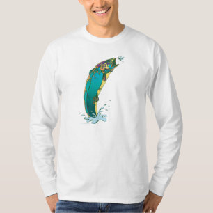 Psychedelic Trout Fishing T-Shirt