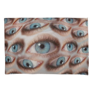 Psychedelic Vision: Abstract Eye Illusion Pillowcase