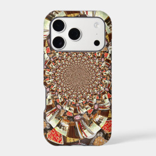 Psychedelic Vision   Earthy Brown Hues Abstract 