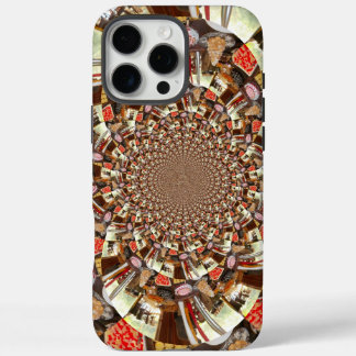 Psychedelic Vision | Earthy Brown Hues Abstract iPhone 16 Pro Max Case