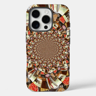 Psychedelic Vision | Earthy Brown Hues Abstract iPhone 16 Pro Case