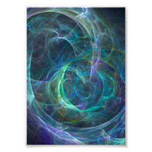 Psychedelic Vortex Photo Print