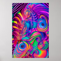 Psychedelic Wall Art Posters are  Groovy Man!