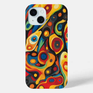Psychedelic Warm Colours iPhone 15 Case