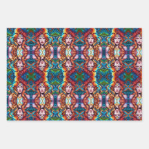 Psychedelic Warrior Woman