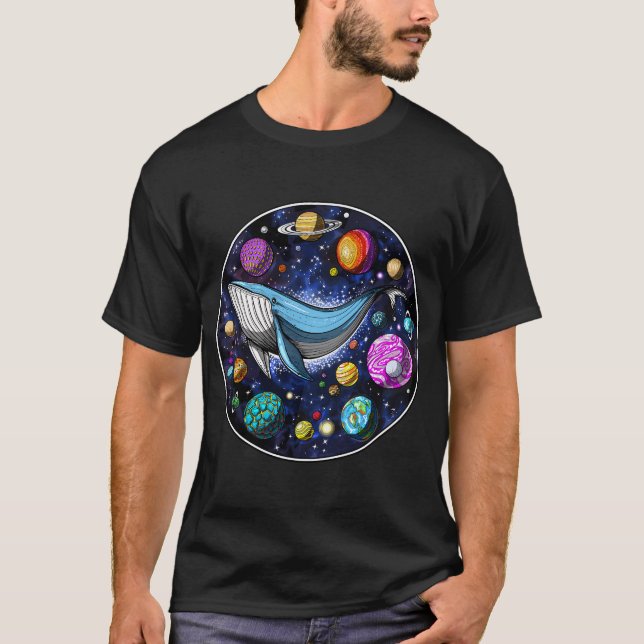 Psychedelic Whale T-Shirt (Front)