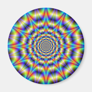 Psychedelic Wheel Magnet