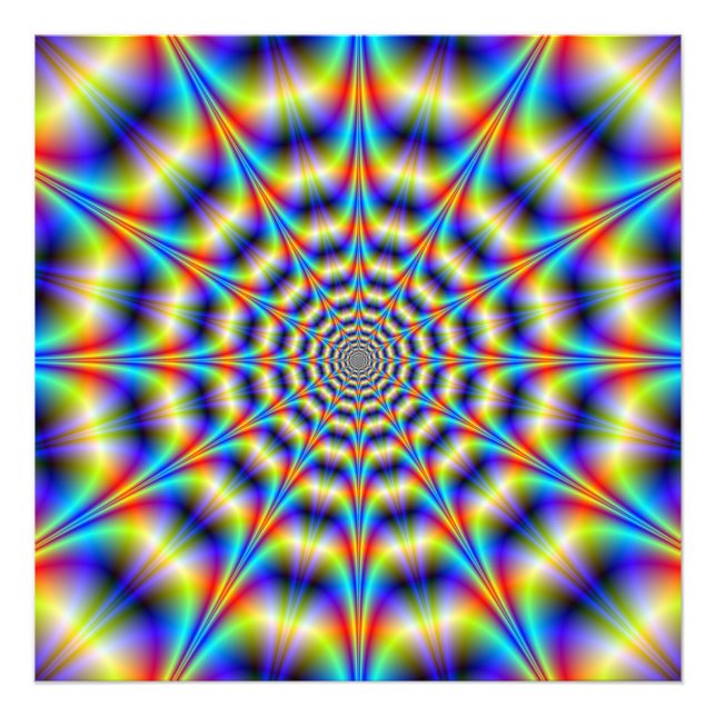 Psychedelic Wheel Photo Print (Front)