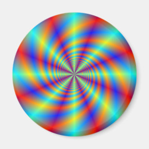Psychedelic Whirl Magnet