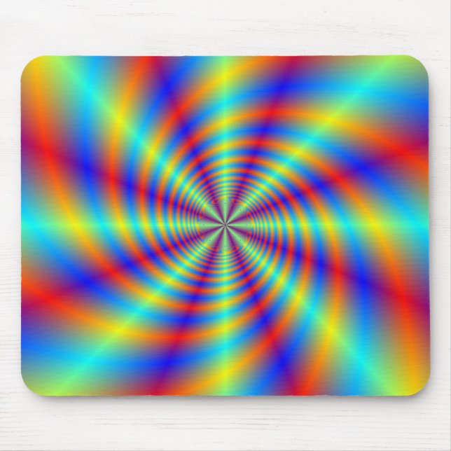 Psychedelic Whirl Mousepad (Front)