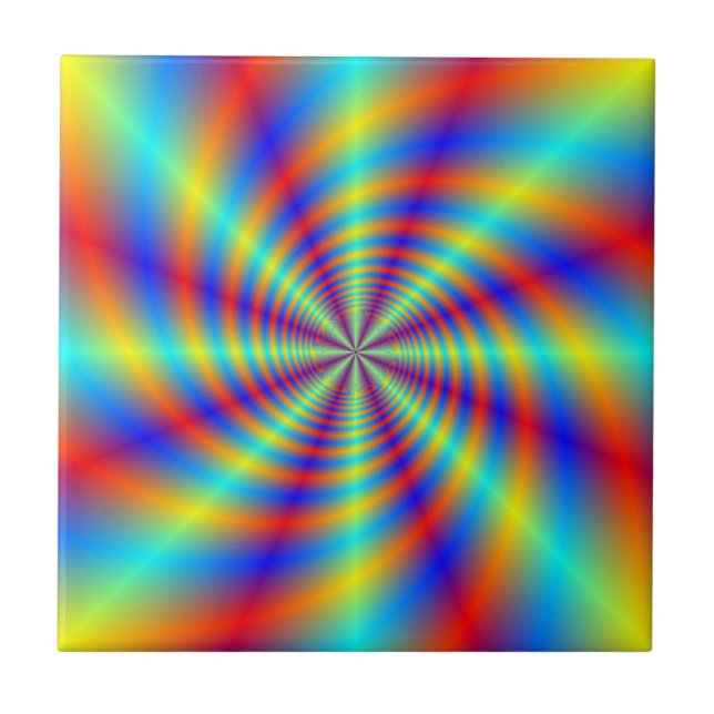 Psychedelic Whirl  tile (Front)