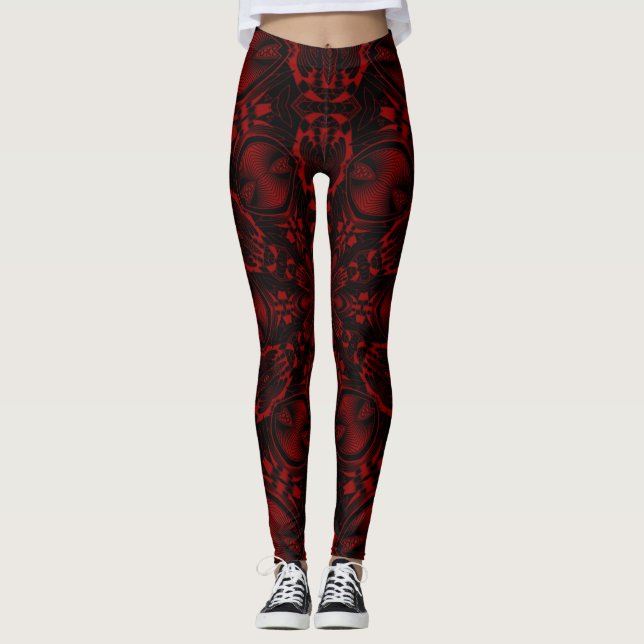 Psychedelic Wine Leggings (Front)