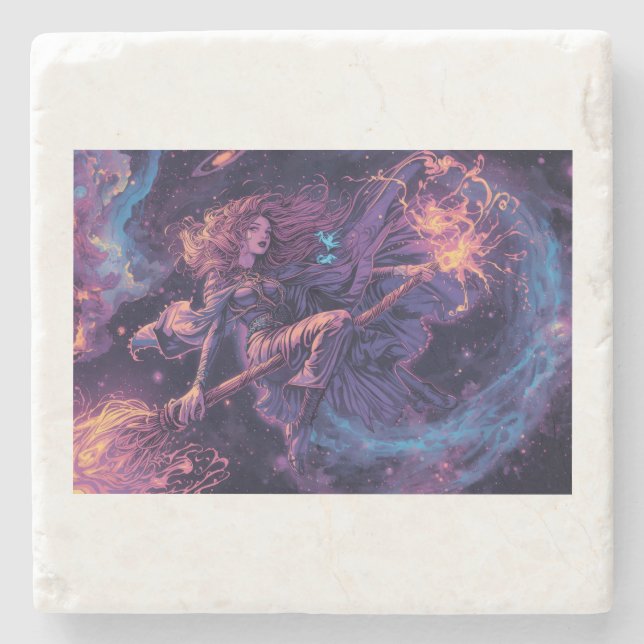 psychedelic witch coaster (Front)