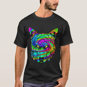Psychedelic Wolf Wolves Hallucinations Trance T-Shirt