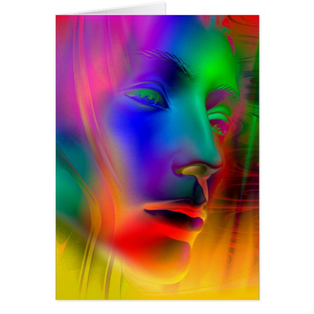 Psychedelic Woman Face (Front)