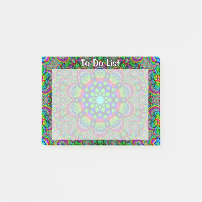 Psychedelic World Post-it Notes (Front)