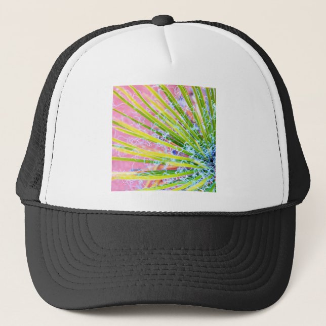 Psychedelic Yucca Trucker Hat (Front)
