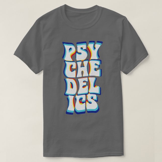 Psychedelics 3D Trip T-Shirt (Design Front)