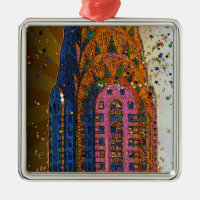 Psychedlic NYC: Chrysler Building Top Closeup #1