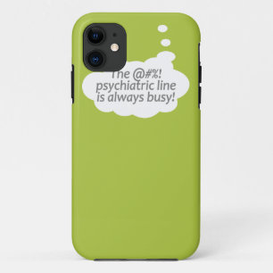 Psychiatric Line custom colour iPhone case