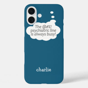 Psychiatric Line custom name & colour phone cases