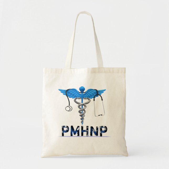 psychiatric mental health nurse practitioner, tote bag (Front)
