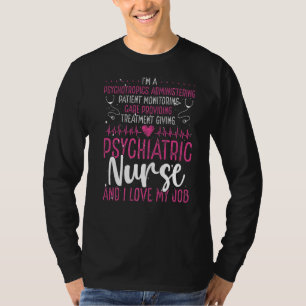 Psychiatric Nurse Appreciation Psychology Nursing T-Shirt