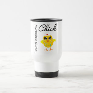 Psychiatric Nurse Chick v1 Travel Mug