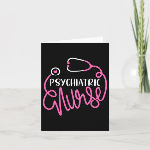 Psychiatric Nurse -cute Rn Mental Health Nursing P Card