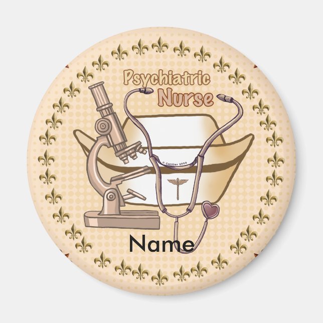 Psychiatric Nurse  magnet  (Front)