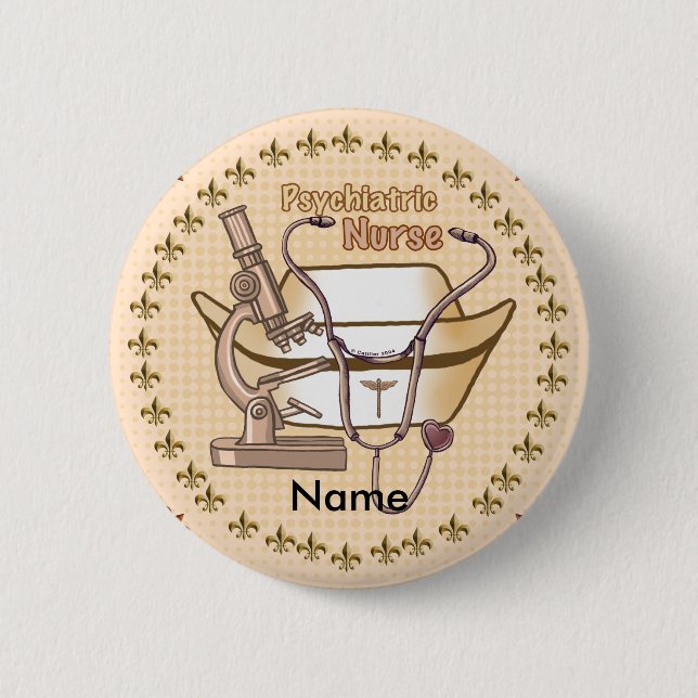 Psychiatric Nurse  pin  (Front)