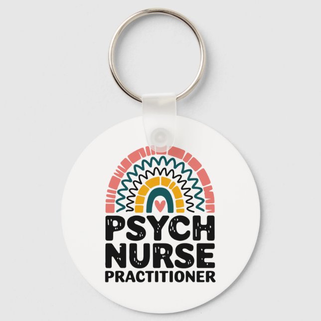 Psychiatric Nursing Future Psych Nurse Practitione Key Ring (Front)