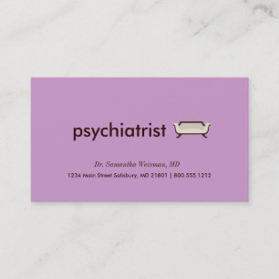 Psychiatrist Business Cards