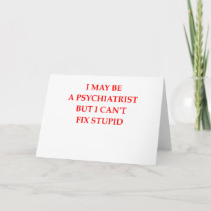 PSYCHIATRIST CARD