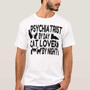 Psychiatrist Cat Lover T-Shirt