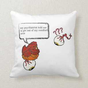 Psychiatrist humour cushion