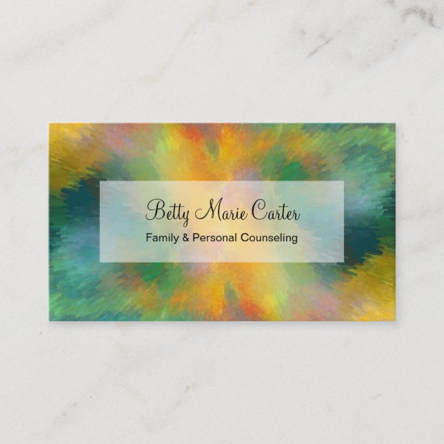 Psychiatrist Modern Design Business Card (Front)