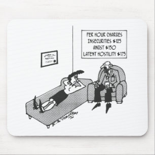Psychiatrist’s Fee Schedule Mouse Mat