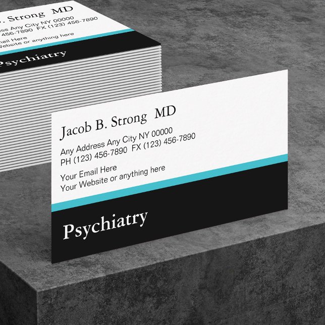 Psychiatry Business Card Template (Creator Uploaded)